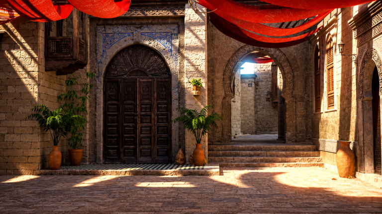 20x10ft-Eastern-Alley-Backdrop