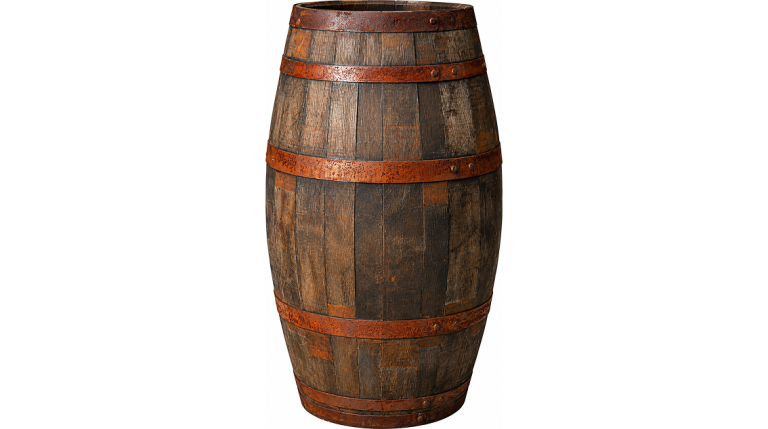 3ft 3D Wooden Barrels
