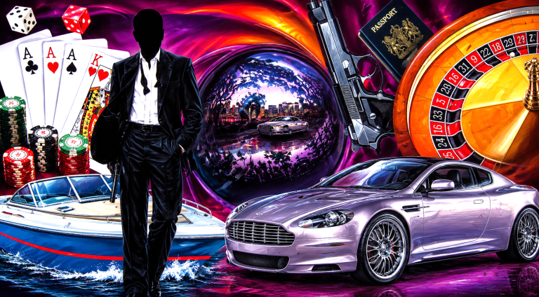 20x10ft (6mx3m) Bond Scene Backdrop