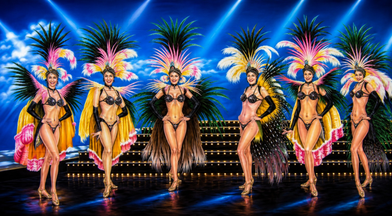 20ft x 10ft (6m x 3m) Showgirls Backdrop