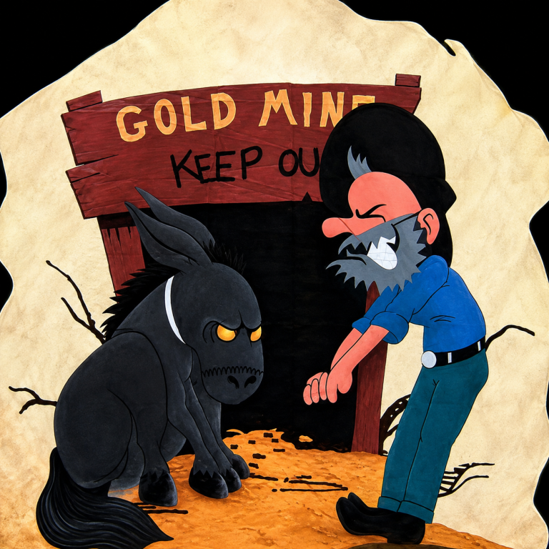 10x10ft Gold Mine Backdrop