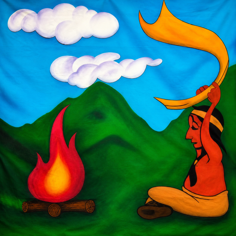 10x10ft Smoke Signals Backdrop