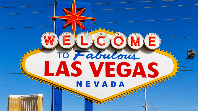 12x10ft Las Vegas Sign Backdrop