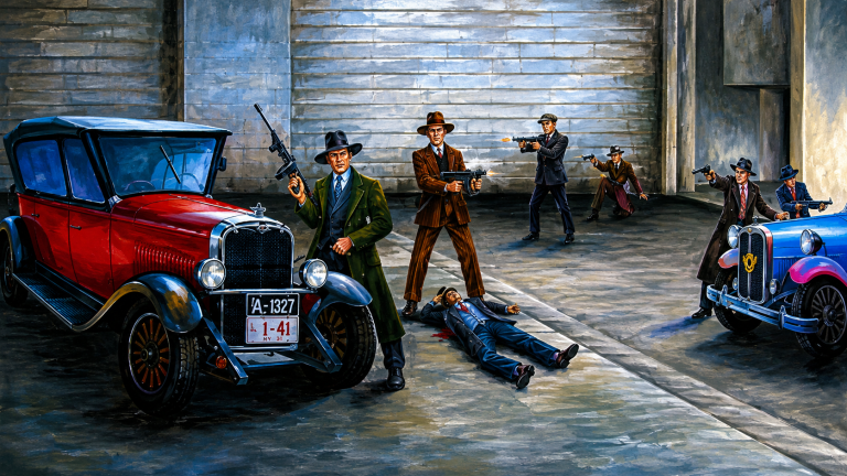 20x10ft-Gangster-Shootout-Backdrop