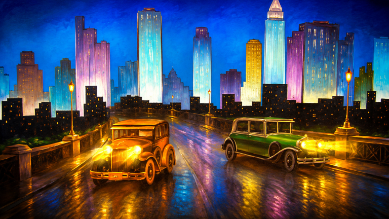 20x10ft-Gangsters-Chase-Backdrop