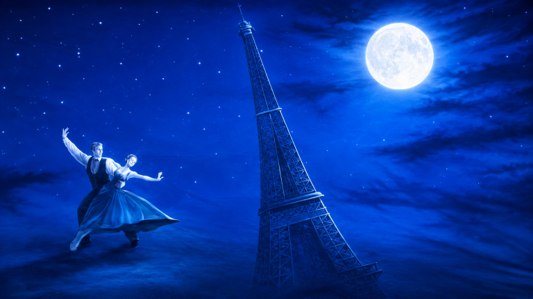 20x10ft Moonlight Scene Backdrop