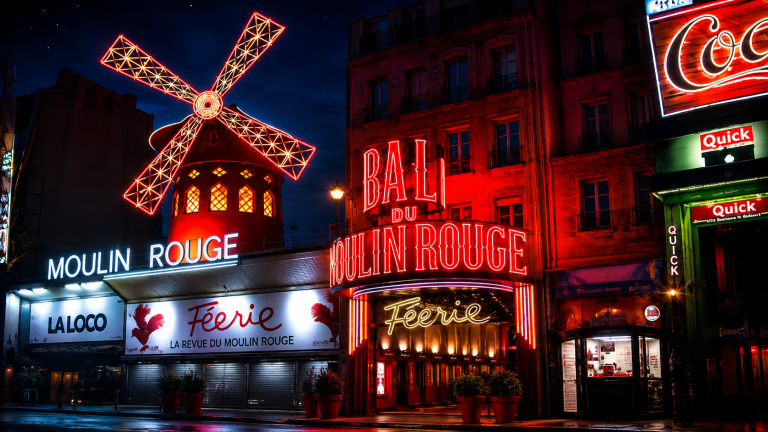 20x10ft Moulin Rouge Backdrop