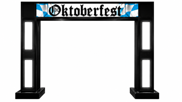 9x8ft Wooden 3D Oktoberfest Walkway