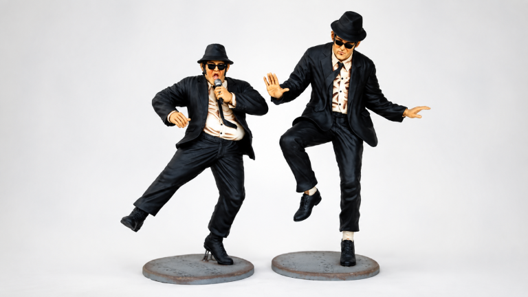Life Size Resin Cast Blues Brothers Statues