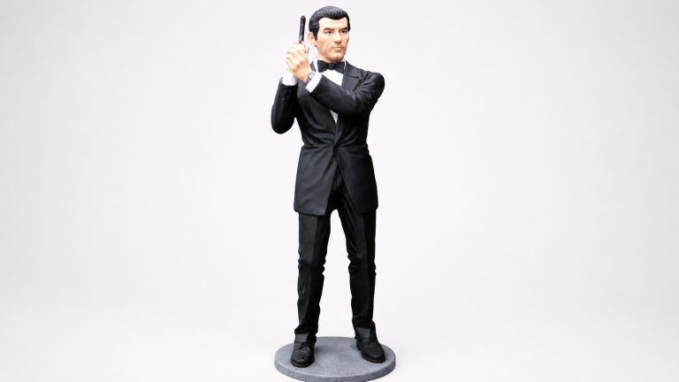 Life Size Resin Cast Bond Statue