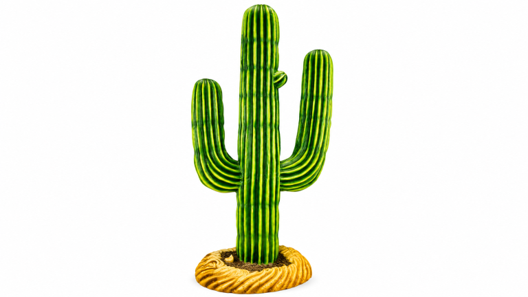 Life Size Resin Cast Cactus Statue