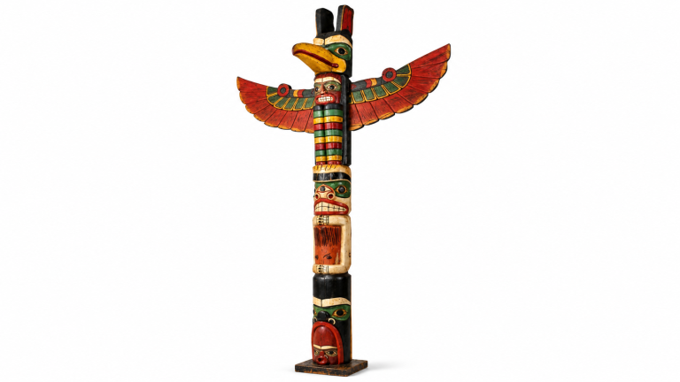 Resin Cast Totem Pole