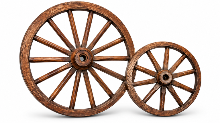 Resin Cast Wagon Wheels