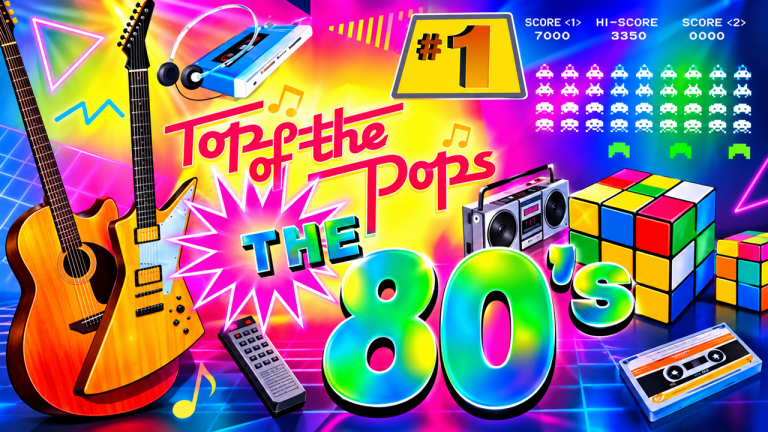 20x10ft 80’s Montage Backdrop
