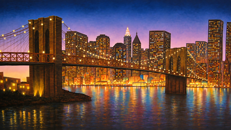 20x10ft Brooklyn Bridge Backdrop