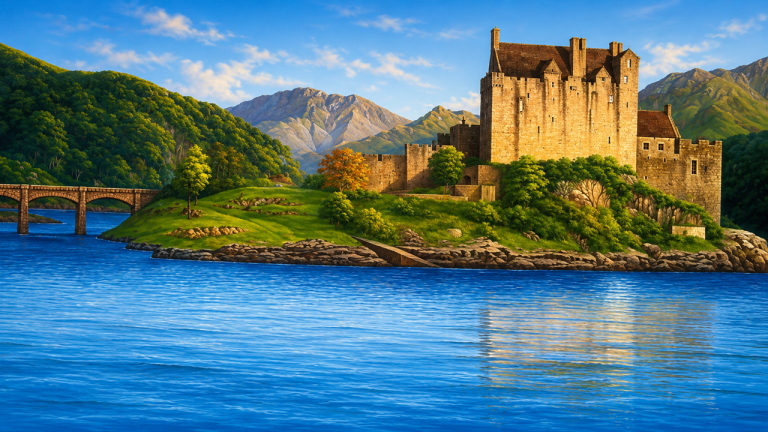 20x10ft-Castle-by-Loch-Backdrop
