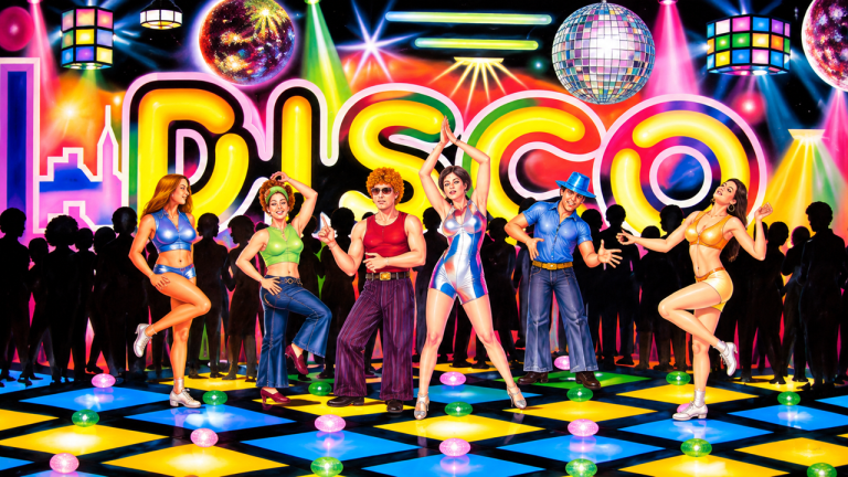 20x10ft Disco Backdrop