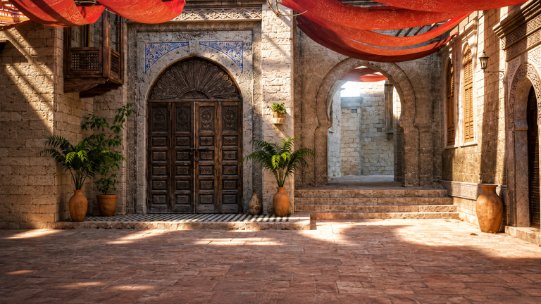 20x10ft-Eastern-Alley-Backdrop