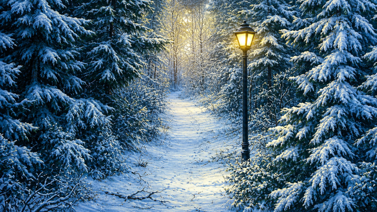 20x10ft Lamp Post Backdrop