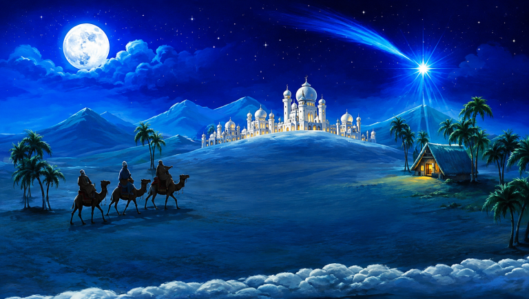 20x10ft Nativity Scene Backdrop