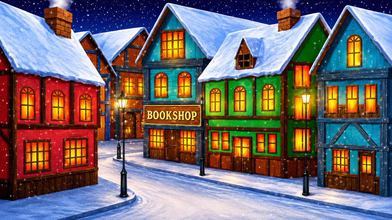 20x10ft-Town-Winter-Night-3-Backdrop