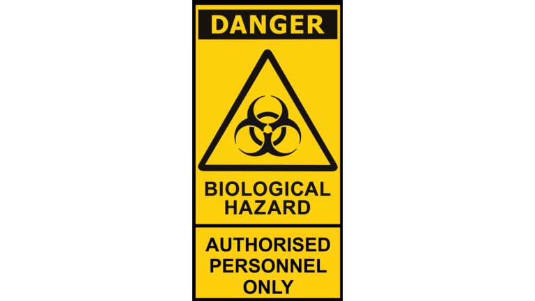 4x8ft Bio Hazard Banner