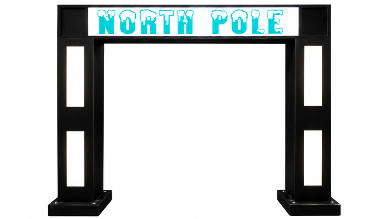 8x8ft Wooden North Pole Entrance