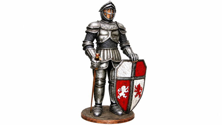 Life Size Resin Cast Knight Statue