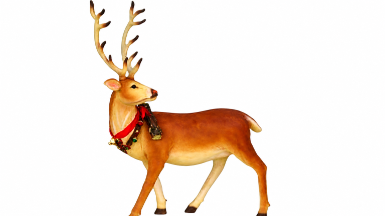 Life Size Resin Cast Reindeer