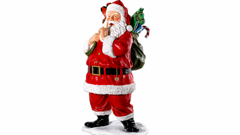 Life Size Resin Cast Santa