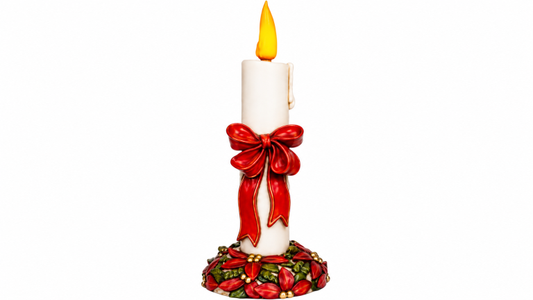 Oversized Resin Cast Candle