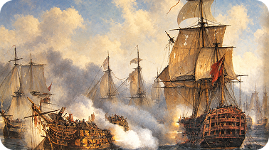 15x10ft Pirate Battle Backdrop