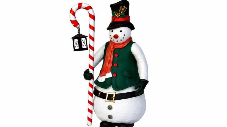 Snowman Resin Statue